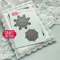 Craft & You: Snowflakes Set - stanssisetti