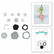 Spellbinders: Faux Wax Seals  - stanssi- ja leimasinsetti