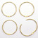 Vaessen Creative Book Binding Rings: Gold 75mm - saranarengaslajitelma