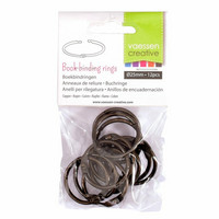 Vaessen Creative Book Bindings Rings: Copper 25 mm - saranarengaslajitelma