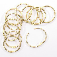 Vaessen Creative Book Bindings Rings: Gold 38mm - saranarengaslajitelma
