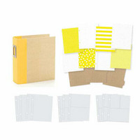 Simple Stories Snap Binder 6x8:  Yellow -kansio