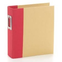 Simple Stories Snap Binder 6x8: Red -kansio