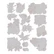 Sizzix Thinlits: Mini Brushstroke Flowers  -stanssisetti