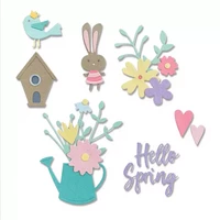 Sizzix Thinlits: Hello Spring -stanssisetti