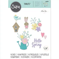 Sizzix Thinlits: Hello Spring -stanssisetti