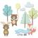 Sizzix Thinlits: Woodland Baby Set -stanssisetti