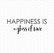 Gummiapan: Happiness is a glass of wine  - leimasin