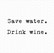 Gummiapan: Save water...  - leimasin