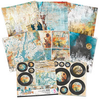 Ciao Bella: Double-Sided Patterns Pad : Blue Note 12x12
