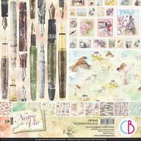 Ciao Bella: Double-Sided Patterns Pad : Notre Vie 12x12