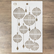 Ciao Bella 5x8 Stencil : Lanterns  -sabluuna