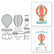 Spellbinders: 3D Vignette Hot Air Balloon - stanssisetti