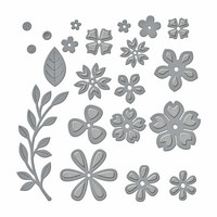Spellbinders: Petite Floral Potpourri - stanssisetti