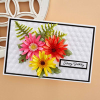 Spellbinders: Gerber Daisy and Ladybug - stanssisetti