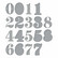 Spellbinders: Stitched Numbers - stanssisetti