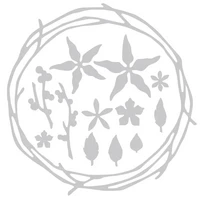 Sizzix Thinlits: Pretty Wreath -stanssisetti