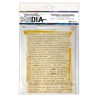 Ranger Dina Wakley Typed Ledgers 1