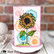 Visible Image: Sunflower Grunge A6 -leimasinsetti
