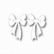 Gummiapan: Bows  -  stanssisetti