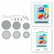 Spellbinders: Color Block Balloons  -stanssisetti