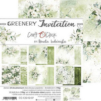 Craft O’Clock: Greenery Invitation 8x8  - paperisetti