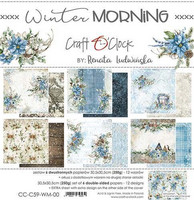 Craft O’Clock: Winter Morning 12x12- paperisetti