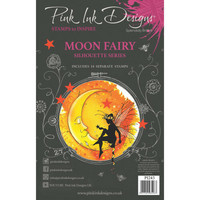 Pink Ink Design: Moon Fairy  A5  - leimasinsetti