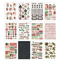 Simple Stories: Simple Vintage Dear Santa Sticker Book - tarrakirja