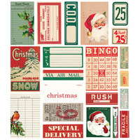 Simple Stories: Simple Vintage Dear Santa Ephemera - leikekuvat