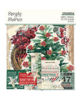 Simple Stories: Simple Vintage ’Tis the Season Ephemera - leikekuvat