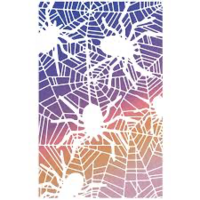 Ciao Bella 5x8 Stencil : Spiders   - sabluuna