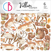 Ciao Bella: Fussy Cut Vellum set 6x6  - Into the Wild