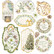 Ciao Bella: Fussy Cut Vellum set 6x6  - Sparkling Christmas
