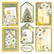 Ciao Bella: Fussy Cut Vellum set 6x6  - Sparkling Christmas