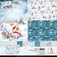 Ciao Bella: Double-Sided Patterns Pad : Winter Journey 12x12