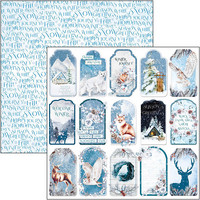 Ciao Bella: Double-Sided Patterns Pad : Winter Journey 12x12