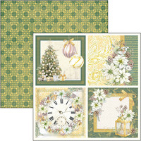 Ciao Bella: Double-Sided Patterns Pad : Sparkling Christmas 12x12