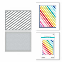 Spellbinders: Super Stripes Background - stanssisetti