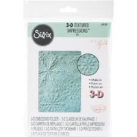 Sizzix 3D Texture Fades: Winter Snowflakes  - kohokuviointikansio