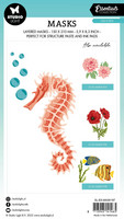 Studio Light Essentials: Layered Mask Seahorse #197 A5 -sabluuna