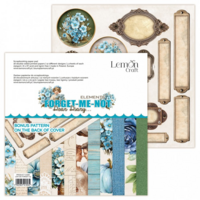 Lemoncraft: FMN- Dear Diary  Elements  for fussy cutting 8x8  -paperilehtiö
