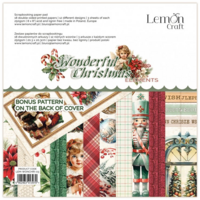 Lemoncraft: Wonderful Christmas Elements  for fussy cutting 8x8  -paperilehtiö