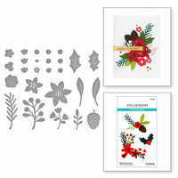 Spellbinders: Make It Merry Florals - stanssisetti