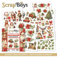 Scrapboys: Christmas Day  - Pop Up Paper Pad 6x6 - paperikokoelma