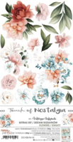 Craft O’Clock: Touch of Nostalgia Extras - Flowers 6x12 - paperisetti