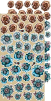 Craft O’Clock: Mists of Toolbox Town Extras - Flowers 6x12 - paperisetti