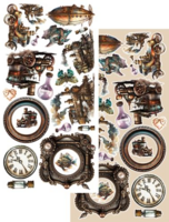 AA Extras to Cut: Steampunk Dream 6x12 - paperisetti