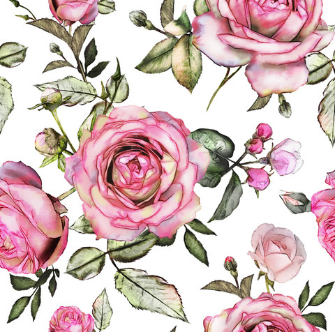 Viimeinen PALA 120 cm: Giant pink roses, trikoo