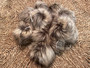 Muhkea keinokarvatupsu 15 cm, nougat